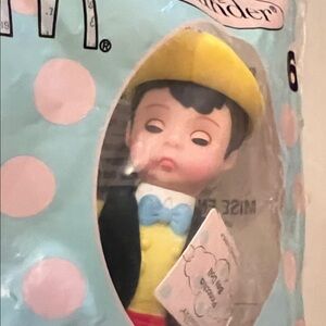 Madame Alexander Doll with Yellow Hat and Blue Bow